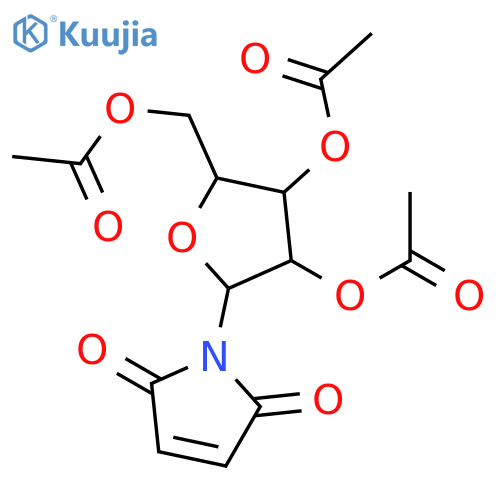 1-(2,3,5-tri-O-acetylpentofuranosyl)-1H-pyrrole-2,5-dione structure