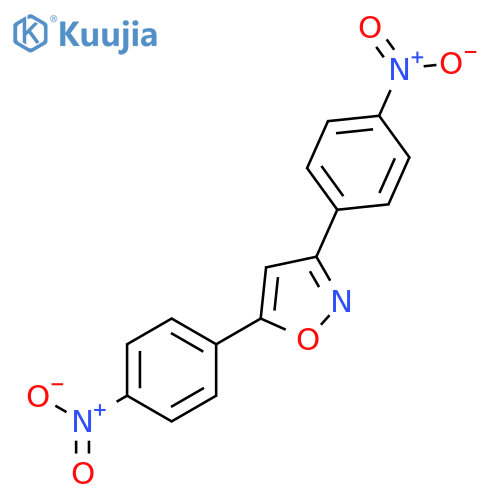 Isoxazole, 3,5-bis(4-nitrophenyl)- structure