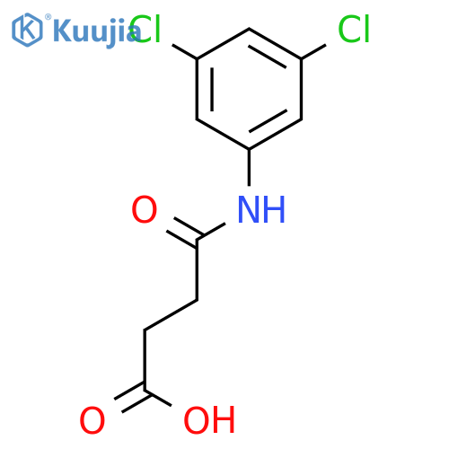 3-(3,5-dichlorophenyl)carbamoylpropanoic acid structure