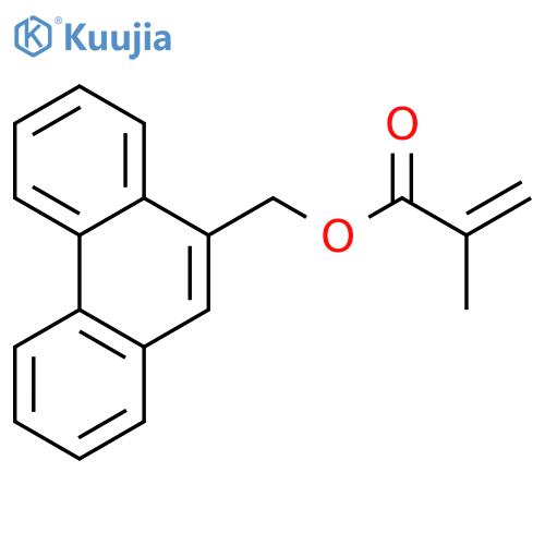 (9-PHENANTHRYL)METHYL METHACRYLATE structure