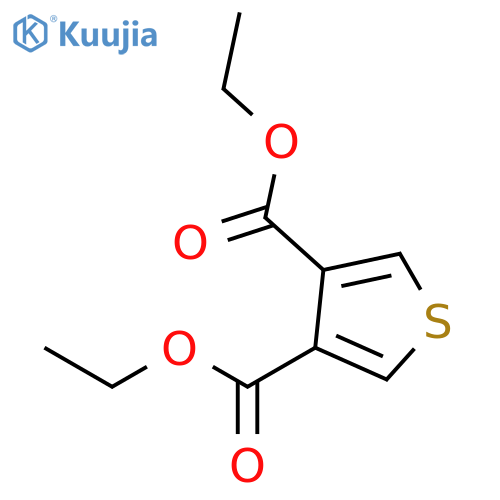 Diethyl thiophene-3,4-dicarboxylate structure