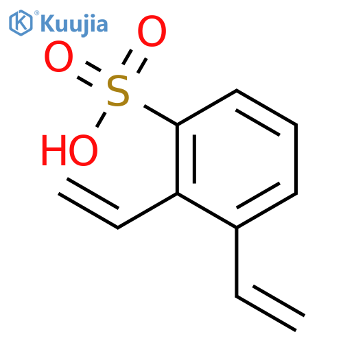 Benzenesulfonic acid, diethenyl- structure