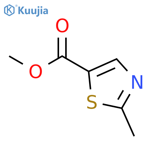 Methyl 2-methylthiazole-5-carboxylate structure