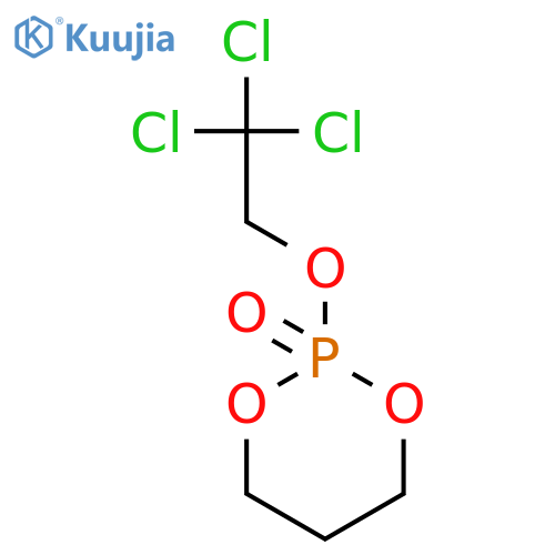 1,3,2-DIOXAPHOSPHORINANE, 2-(2,2,2-TRICHLOROETHOXY)-, 2-OXIDE structure