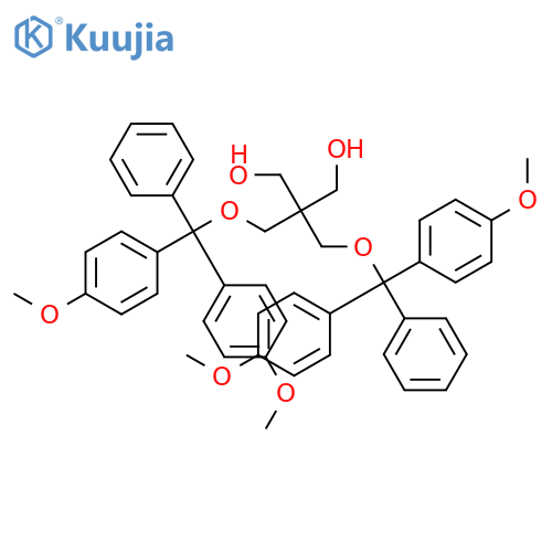 2,2-Bis{[bis(4-methoxyphenyl)(phenyl)methoxy]methyl}propane-1,3-diol structure