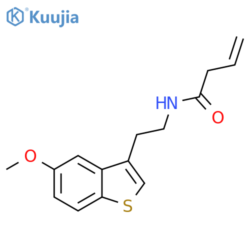 3-BUTENAMIDE, N-[2-(5-METHOXYBENZO[B]THIEN-3-YL)ETHYL]- structure