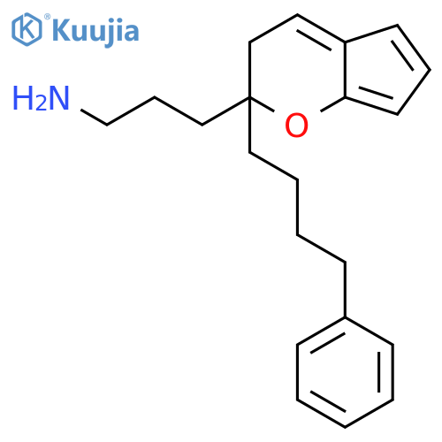 4-Benzofuranpropanamine, 2-(4-phenylbutyl)- structure