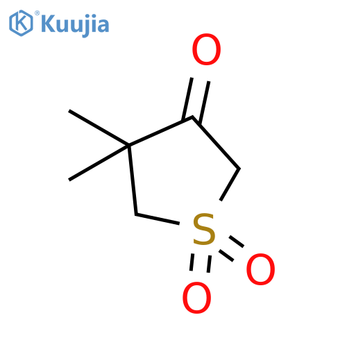 4,4-dimethyldihydrothiophen-3(2H)-one 1,1-dioxide structure