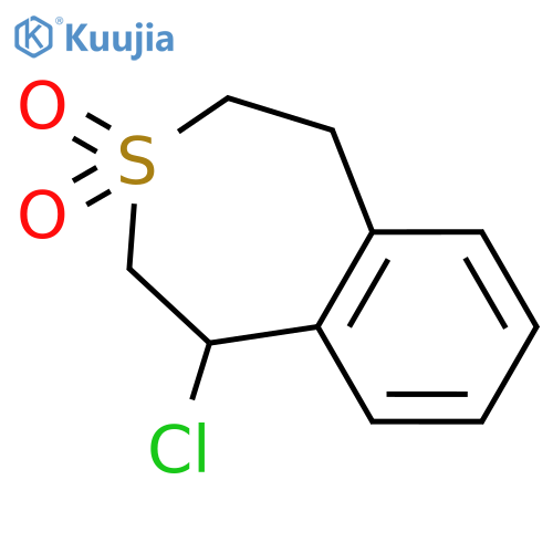 5-chloro-1,2,4,5-tetrahydro-3λ6-benzothiepine 3,3-dioxide structure