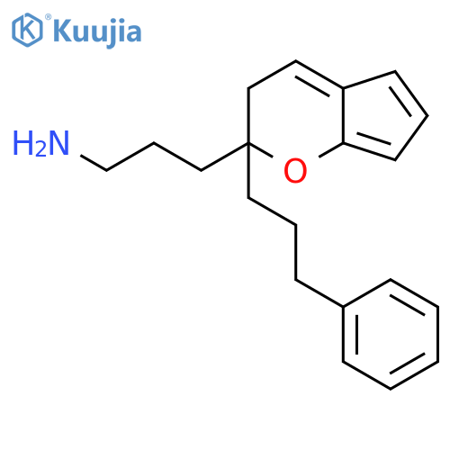 4-BENZOFURANPROPANAMINE, 2-(3-PHENYLPROPYL)- structure