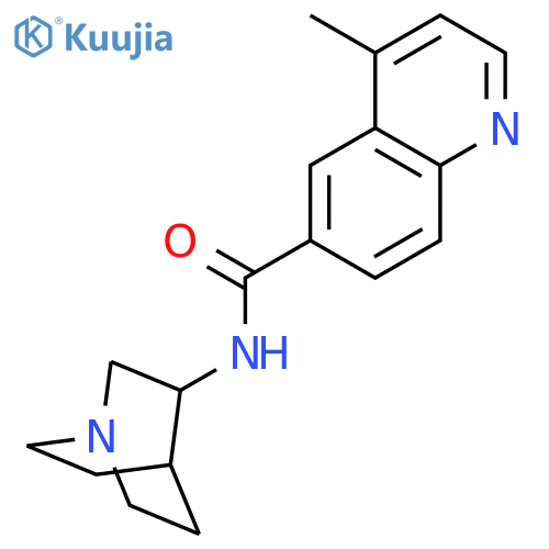 6-Quinolinecarboxamide, N-1-azabicyclo[2.2.2]oct-3-yl-4-methyl- structure