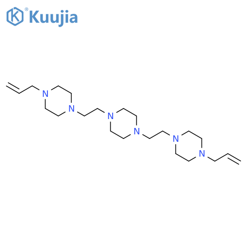 1,1'-[Piperazine-1,4-diyldi(ethane-2,1-diyl)]bis[4-(prop-2-en-1-yl)piperazine] structure
