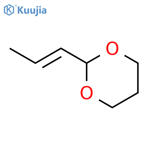 1,3-Dioxane, 2-(1-propenyl)- structure