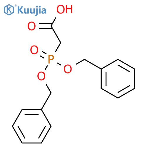 2-Dibenzyloxyphosphanylacetic Acid structure
