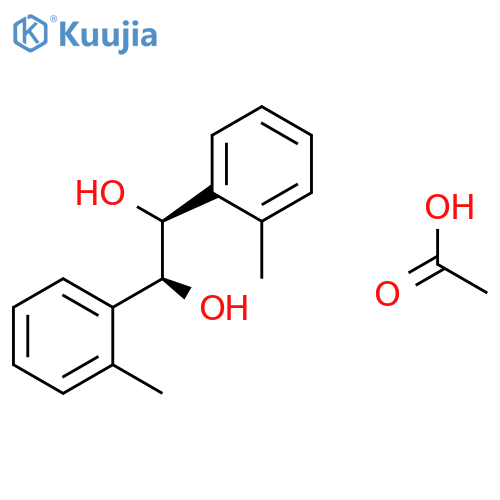 1,2-ETHANEDIOL, 1,2-BIS(2-METHYLPHENYL)-, MONOACETATE, (1S,2S)- structure