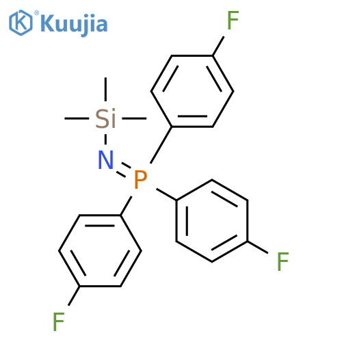 SILANAMINE, 1,1,1-TRIMETHYL-N-[TRIS(4-FLUOROPHENYL)PHOSPHORANYLIDENE]- structure