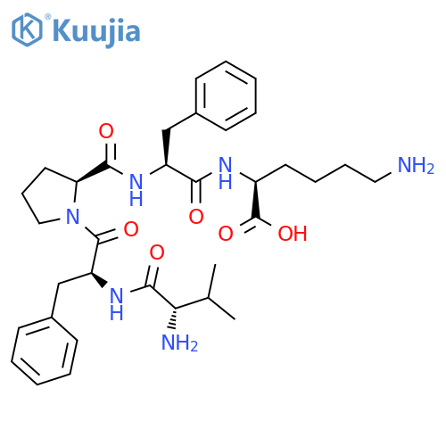 L-Lysine, L-valyl-L-phenylalanyl-L-prolyl-L-phenylalanyl- structure
