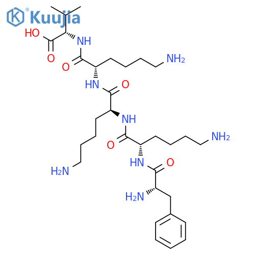 L-Valine, L-phenylalanyl-L-lysyl-L-lysyl-L-lysyl- structure