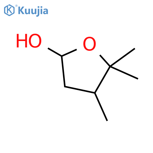 2-FURANOL, TETRAHYDRO-4,5,5-TRIMETHYL- structure