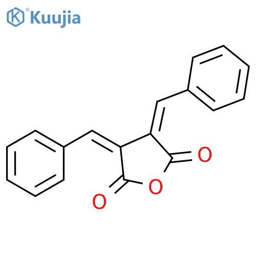 2,5-Furandione, dihydro-3,4-bis(phenylmethylene)-, (Z,Z)- structure