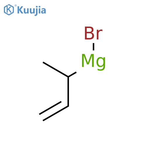 Magnesium, bromo(1-methyl-2-propenyl)- structure