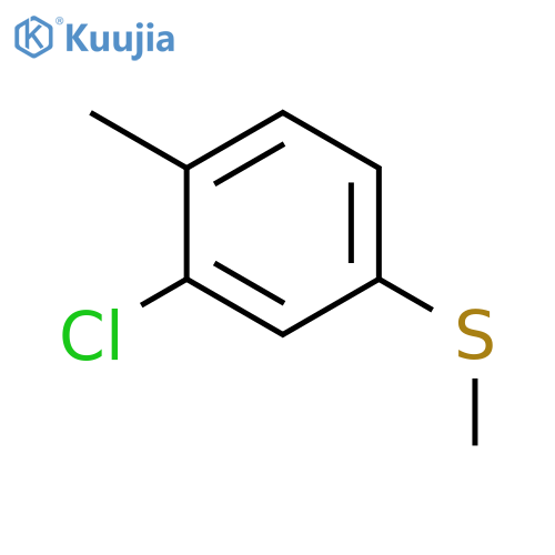 2-chloro-1-methyl-4-(methylsulfanyl)benzene structure