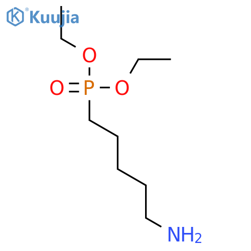 Phosphonic acid, (5-aminopentyl)-, diethyl ester structure