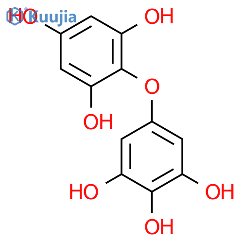 1,2,3-Benzenetriol,5-(2,4,6-trihydroxyphenoxy)- structure
