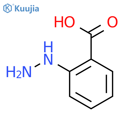 2-hydrazinylbenzoic acid structure