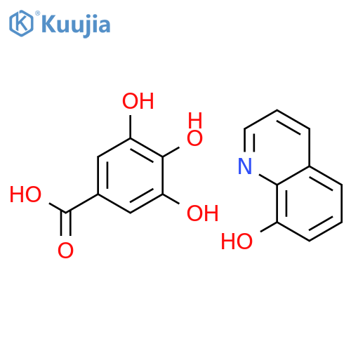 Quinolin-8-ol;3,4,5-trihydroxybenzoic Acid structure
