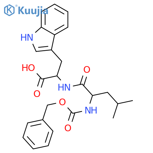 Z-LEU-TRP-OH structure