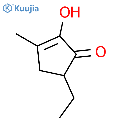 5-Ethyl-2-hydroxy-3-methylcyclopent-2-en-1-one structure