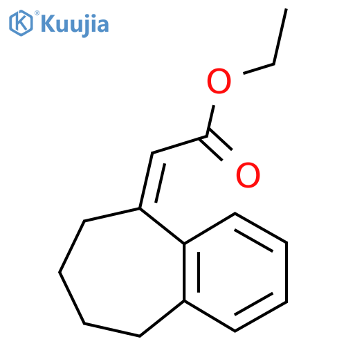 ethyl 2-(5Z)-6,7,8,9-tetrahydro-5H-benzo7annulen-5-ylideneacetate structure
