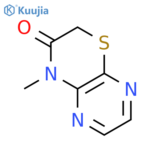 4-methyl-2H-pyrazino[2,3-b][1,4]thiazin-3(4H)-one structure