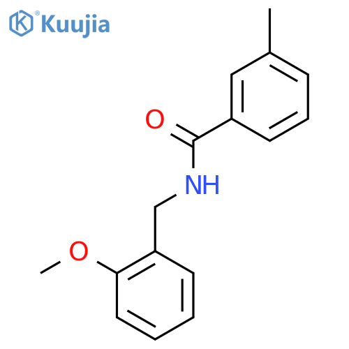 N-(2-methoxybenzyl)-3-methylbenzamide structure