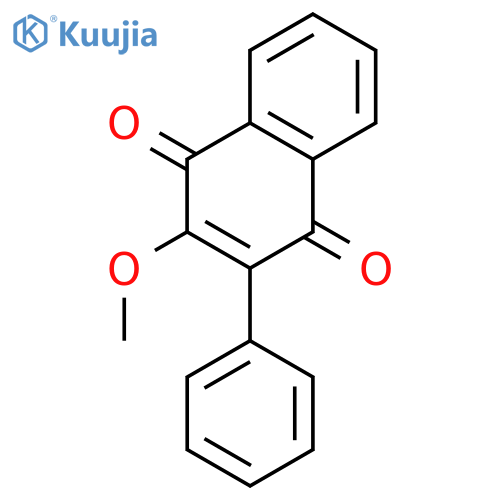 1,4-NAPHTHALENEDIONE, 2-METHOXY-3-PHENYL- structure