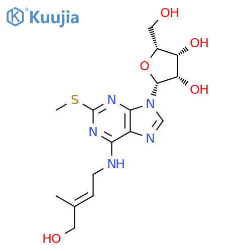 2-Methylthio-trans-zeatin Riboside (2MeStZR) structure