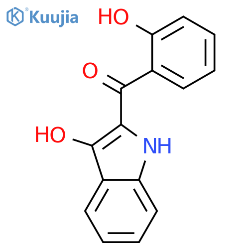 METHANONE, (3-HYDROXY-1H-INDOL-2-YL)(2-HYDROXYPHENYL)- structure