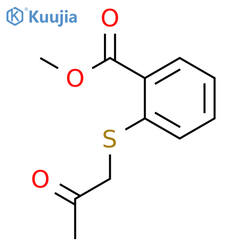 METHYL 2-[(2-OXOPROPYL)THIO]BENZOATE structure