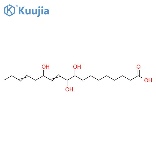 11,15-Octadecadienoic acid, 9,10,13-trihydroxy- structure
