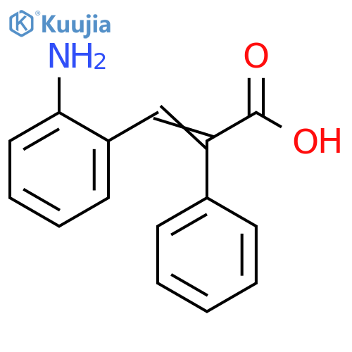 3-(2-aminophenyl)-2-phenylacrylic Acid structure