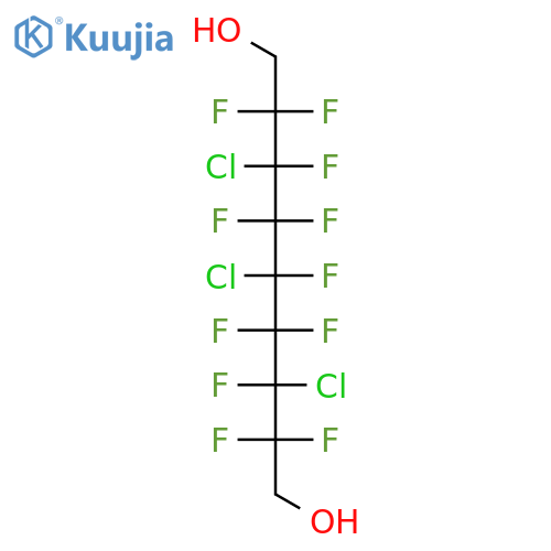 1,9-Nonanediol, 3,5,7-trichloro-2,2,3,4,4,5,6,6,7,8,8-undecafluoro- structure