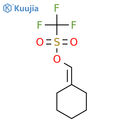 cyclohexylidenemethyl trifluoromethanesulfonate structure
