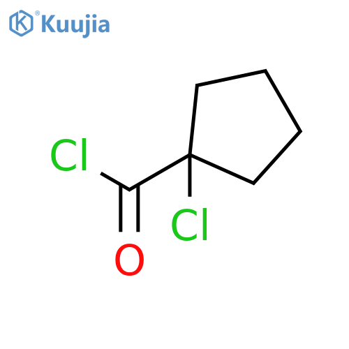 1-chlorocyclopentane-1-carbonyl chloride structure