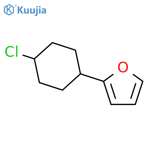 Furan, 2-(4-chlorocyclohexyl)- structure