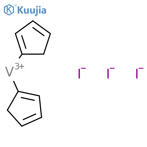 Bis(cyclopentadienyl)vanadium Iodide structure