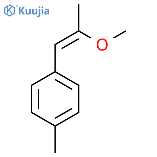 Benzene, 1-(2-methoxy-1-propenyl)-4-methyl- structure