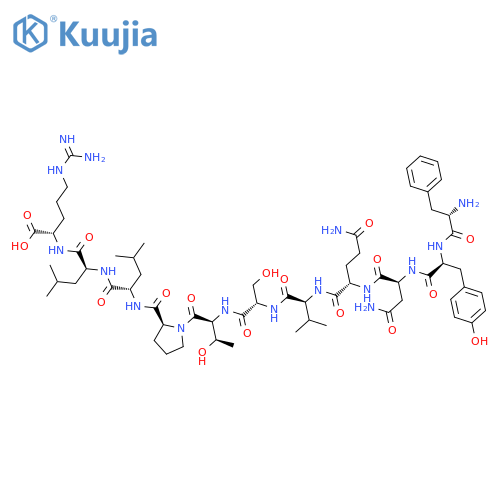 L-Arginine,L-phenylalanyl-L-tyrosyl-L-asparaginyl-L-glutaminyl-L-valyl-L-seryl-L-threonyl-L-prolyl-L-leucyl-L-leucyl- structure