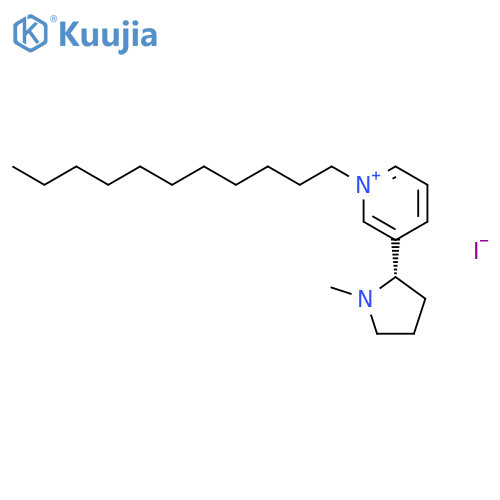 PYRIDINIUM, 3-[(2S)-1-METHYL-2-PYRROLIDINYL]-1-UNDECYL-, IODIDE structure