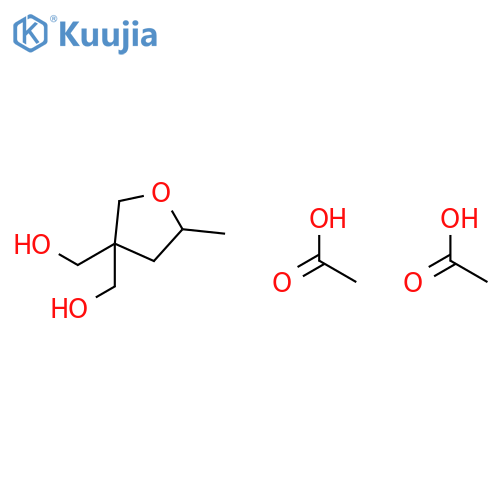 3,3(2H)-Furandimethanol, dihydro-5-methyl-, diacetate structure